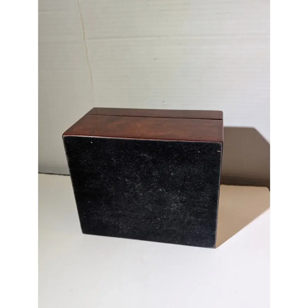 Breitling Luxury Burl Wood Watch Presentation Box High Gloss Timepiece Display - Picture 2 of 12